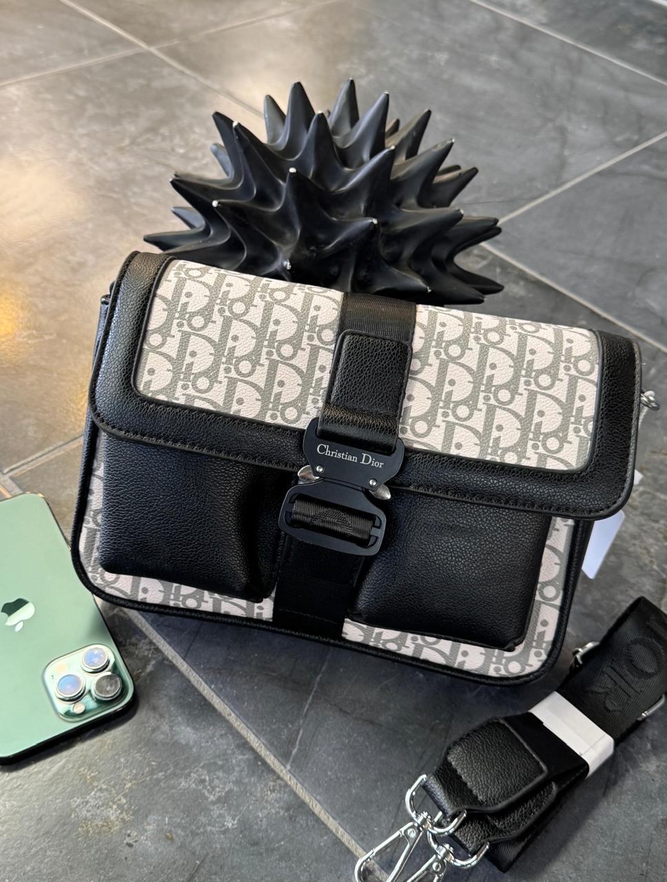 CROSSBODY CHRISTIAN DIOR 037 NEGRO/LATTE