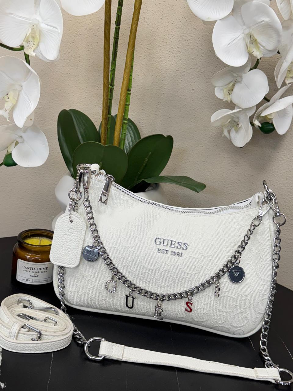 BAGUETTE GUESS 021 BLANCO