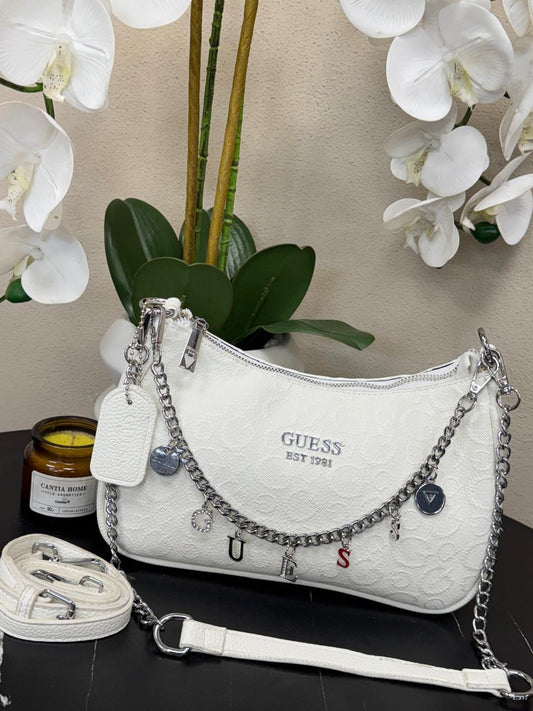 BAGUETTE GUESS 021 BLANCO