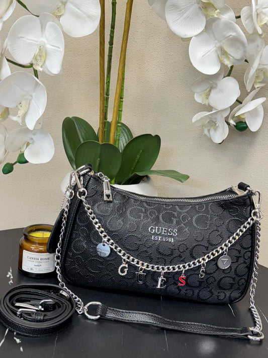 BAGUETTE GUESS 021 NEGRO RELIEVE