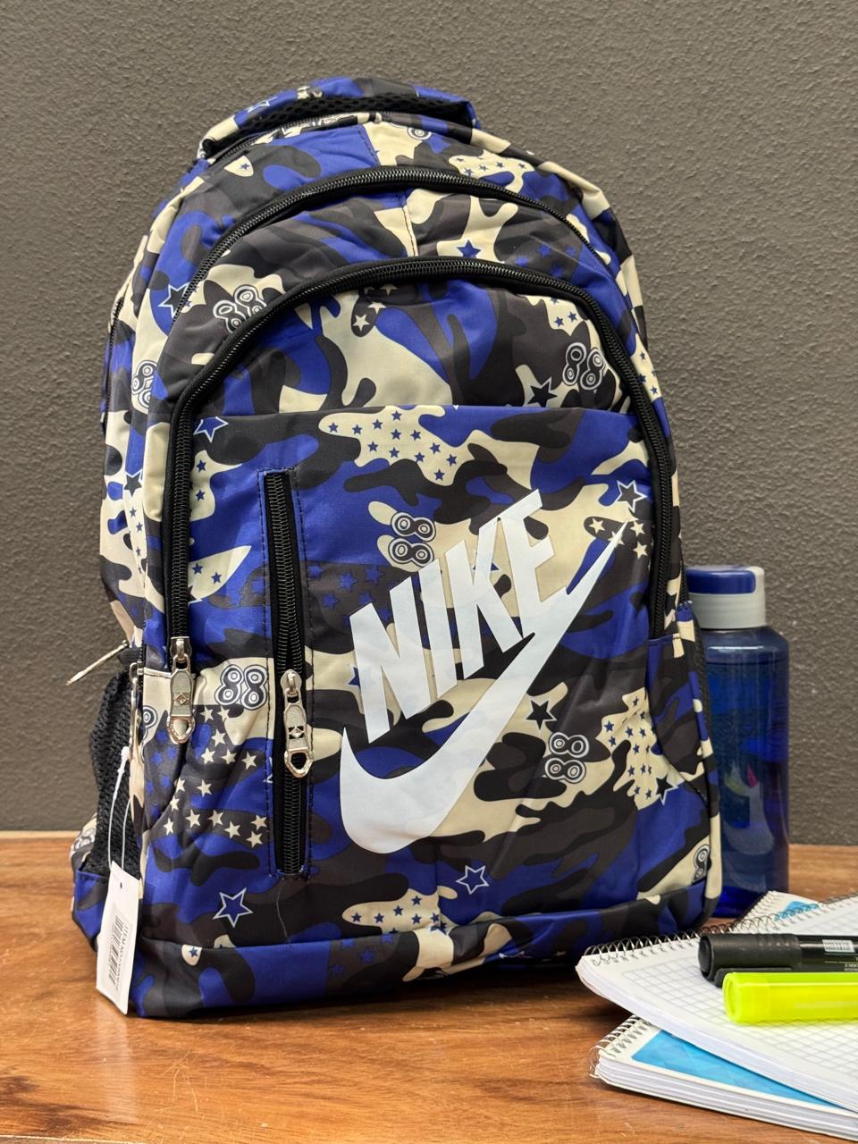 MOCHILA NIKE 061 CAMUFLAJE AZUL HUESO