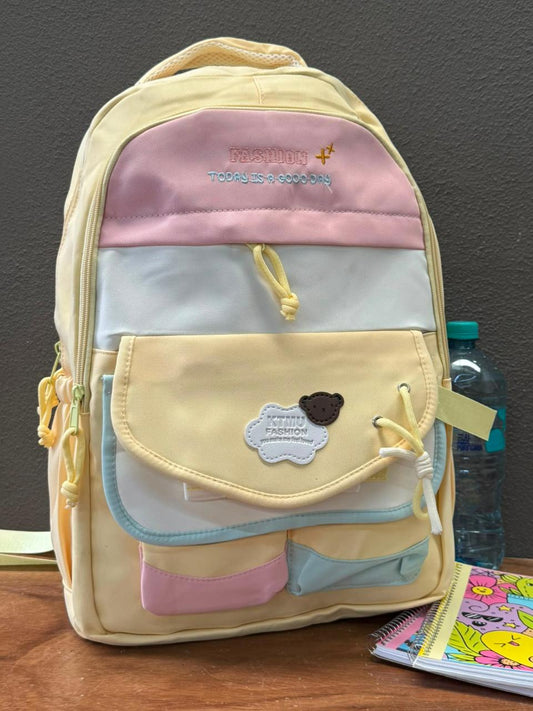 MOCHILA NUBE COLOR AMARILLA