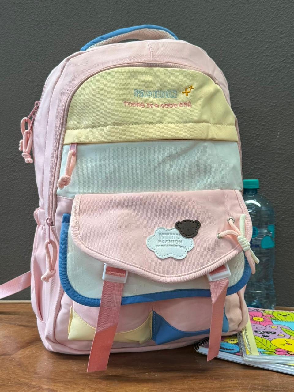 MOCHILA NUBE COLOR ROSA
