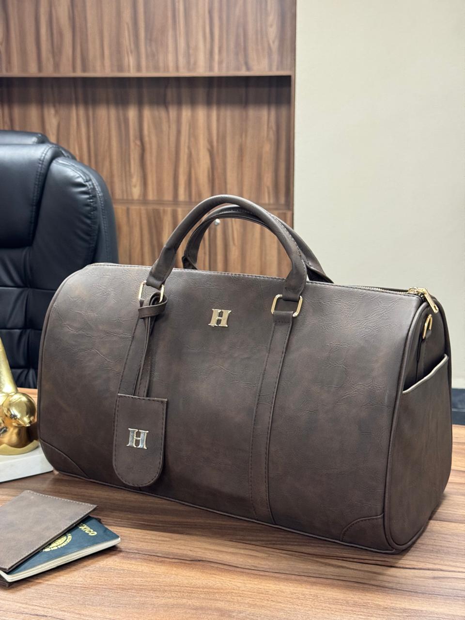 MALETA LCON TAG LATERALES CAFÉ FRESNO H/DORADO