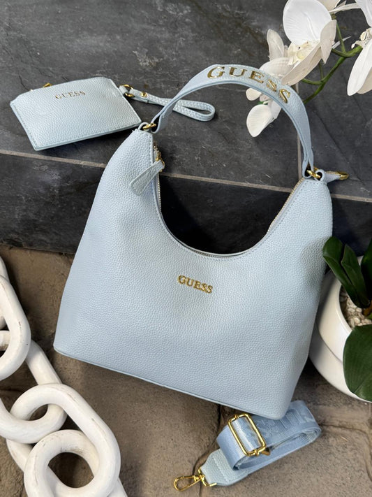 DUO BAGUETTE GUESS COLOR CELESTE