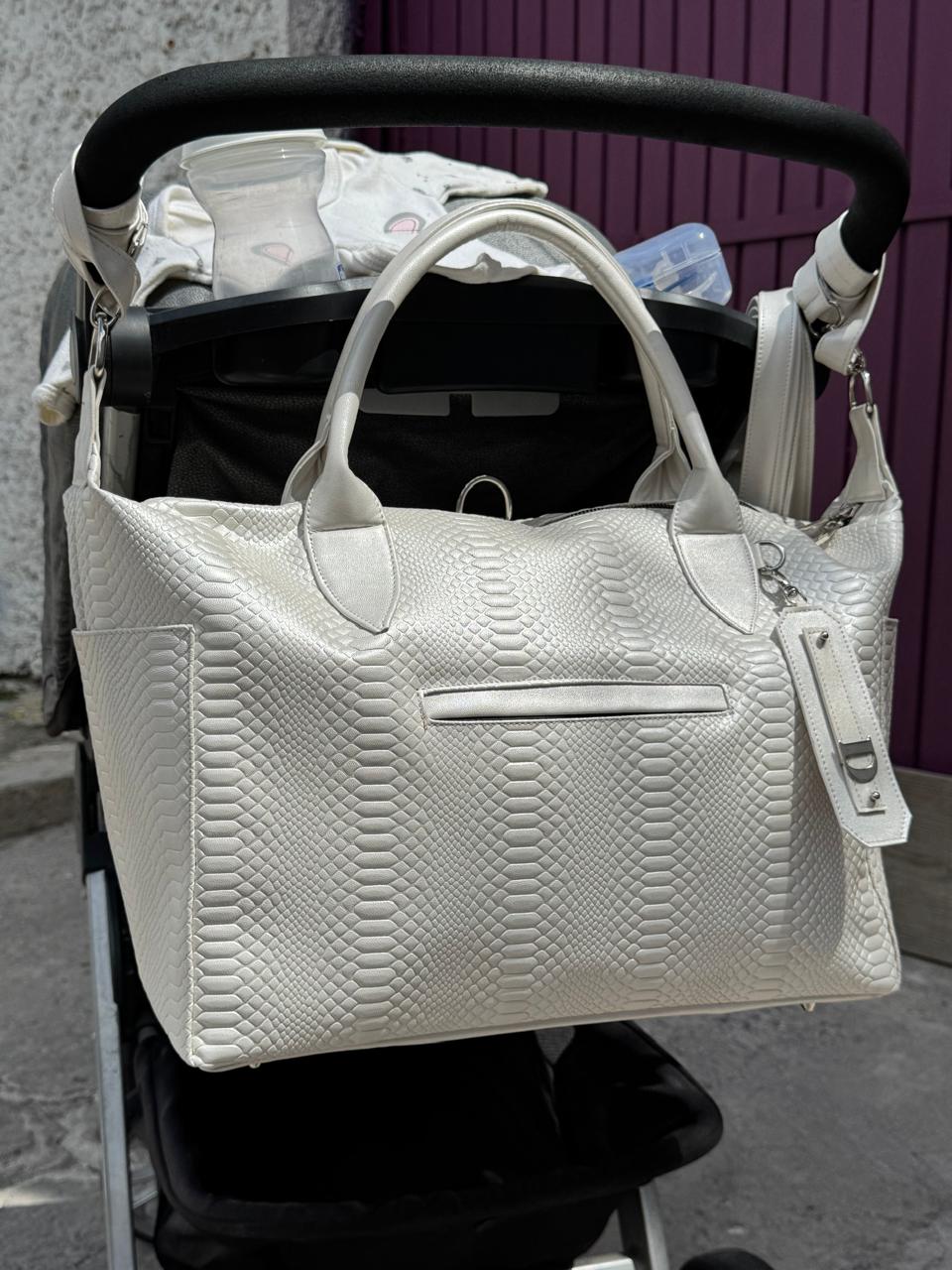 PAÑALERA PREMIUM COLOR PERLA VIBORA