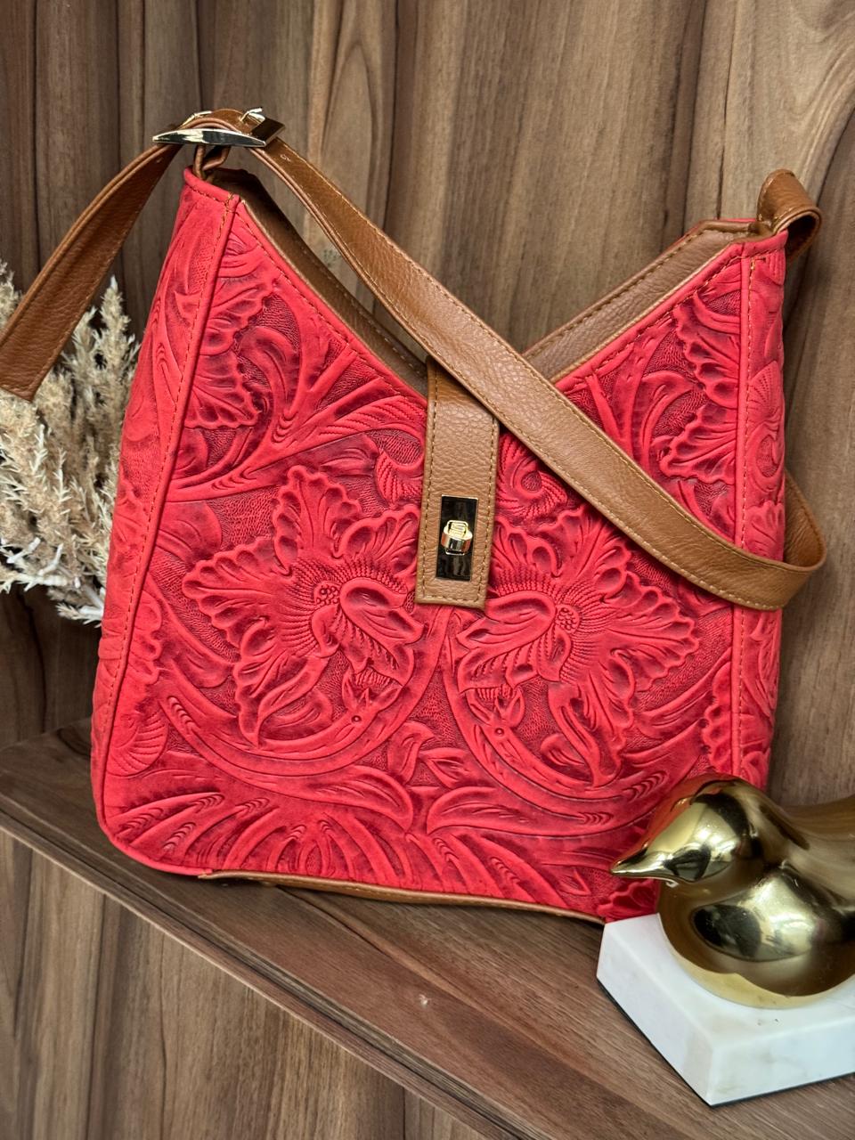 BOLSO YESSENIA COLOR ROJO CRAZY