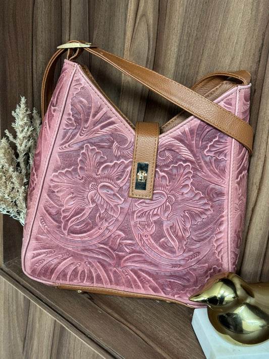 BOLSO YESSENIA COLOR ROSA SALMON CRAZY