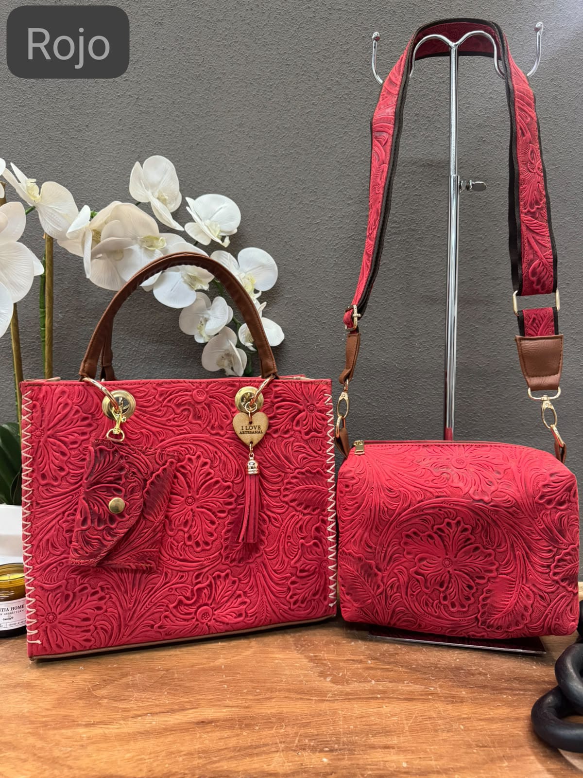 COMBO MARGARITA COLOR ROJO