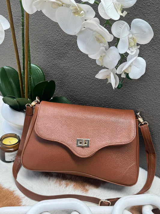 BOLSO 100% PIEL IRAK COLOR CAMEL