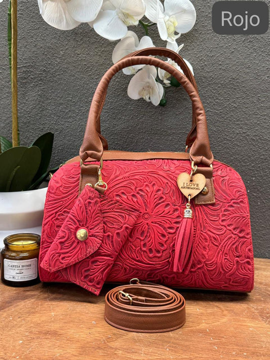 BOLSO VALENTINA COLOR ROJO