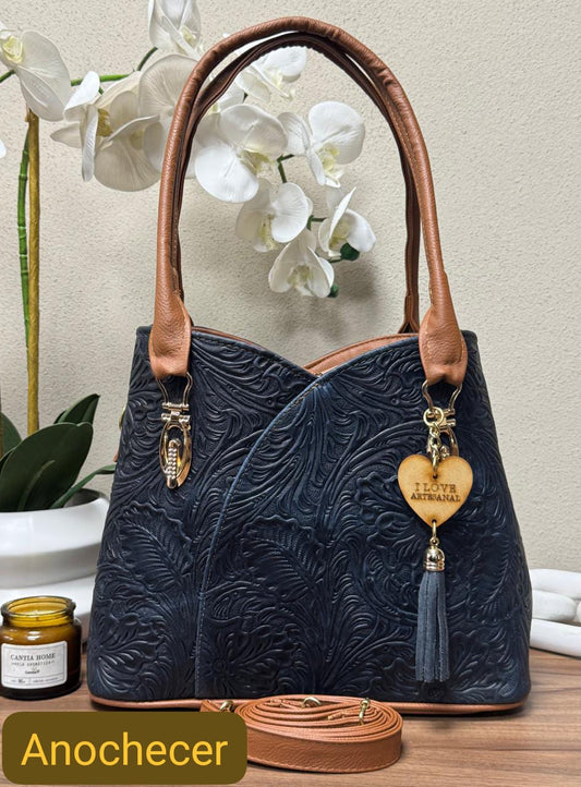 BOLSO FLOR COLOR ANOCHECER