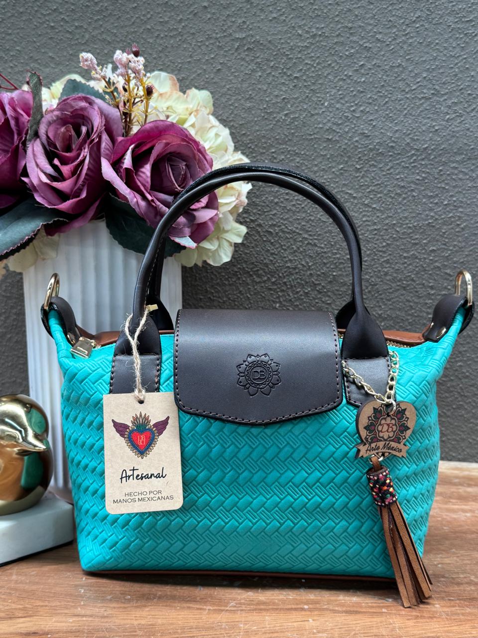 DB ESTHER ENTRAMADO COLOR AQUA