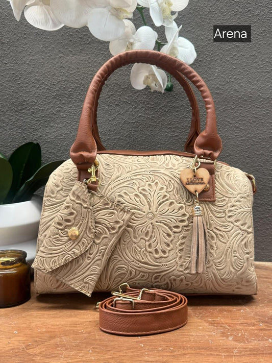 BOLSO VALENTINA COLOR ARENA