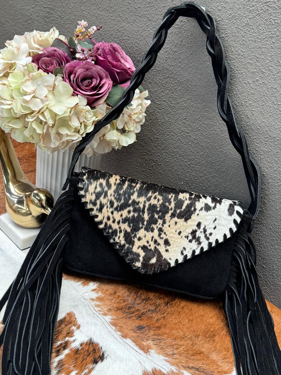 BOLSO WEST PELO COLOR NEGRO