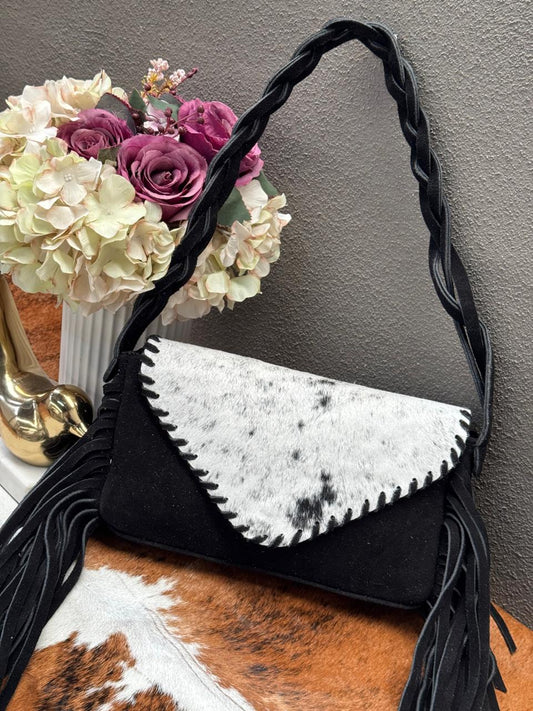 BOLSO WEST PELO COLOR NEGRO