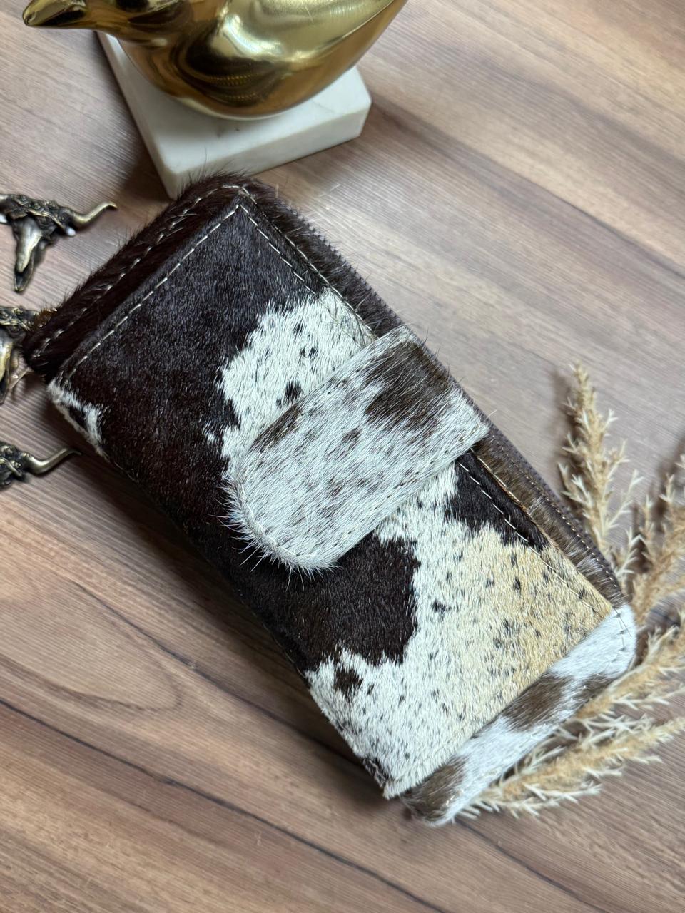 CARTERA 2 CIERRES PELO TONOS BLANCO/BEIGE/CAMEL