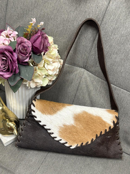 BOLSO OESTE PELO COLOR CAFE