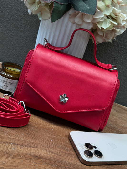 POCKET BAG NOVA ROJO FERRARI LISO H/PLATA