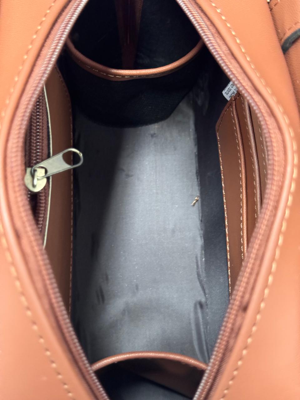 CROSSBODY ARTESANAL TANIA GRABADO FRIDA CAFE