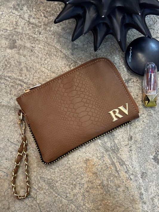 MONEDERO XL PREMIUM CAMEL H/DORADO