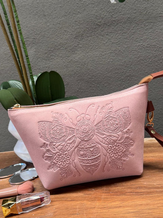COSMETIQUERA PIEL GANESHA ABEJA ROSA PARAISO