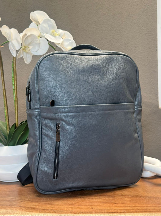 MOCHILA HELIOS DE PIEL COLOR OXFORD