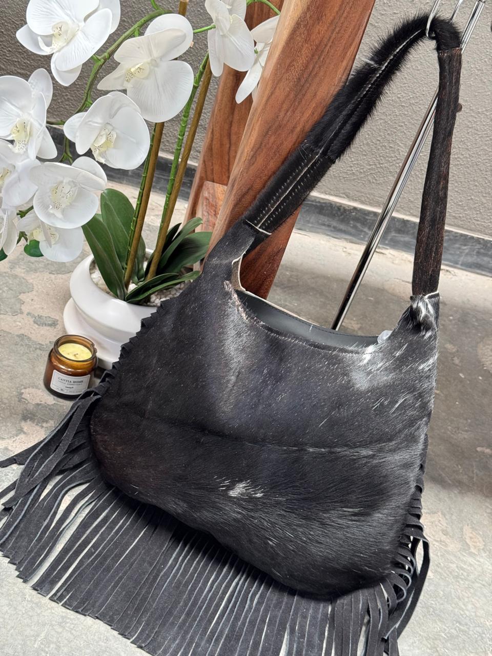 BOLSA ALYSSA BARBAS NEGRO