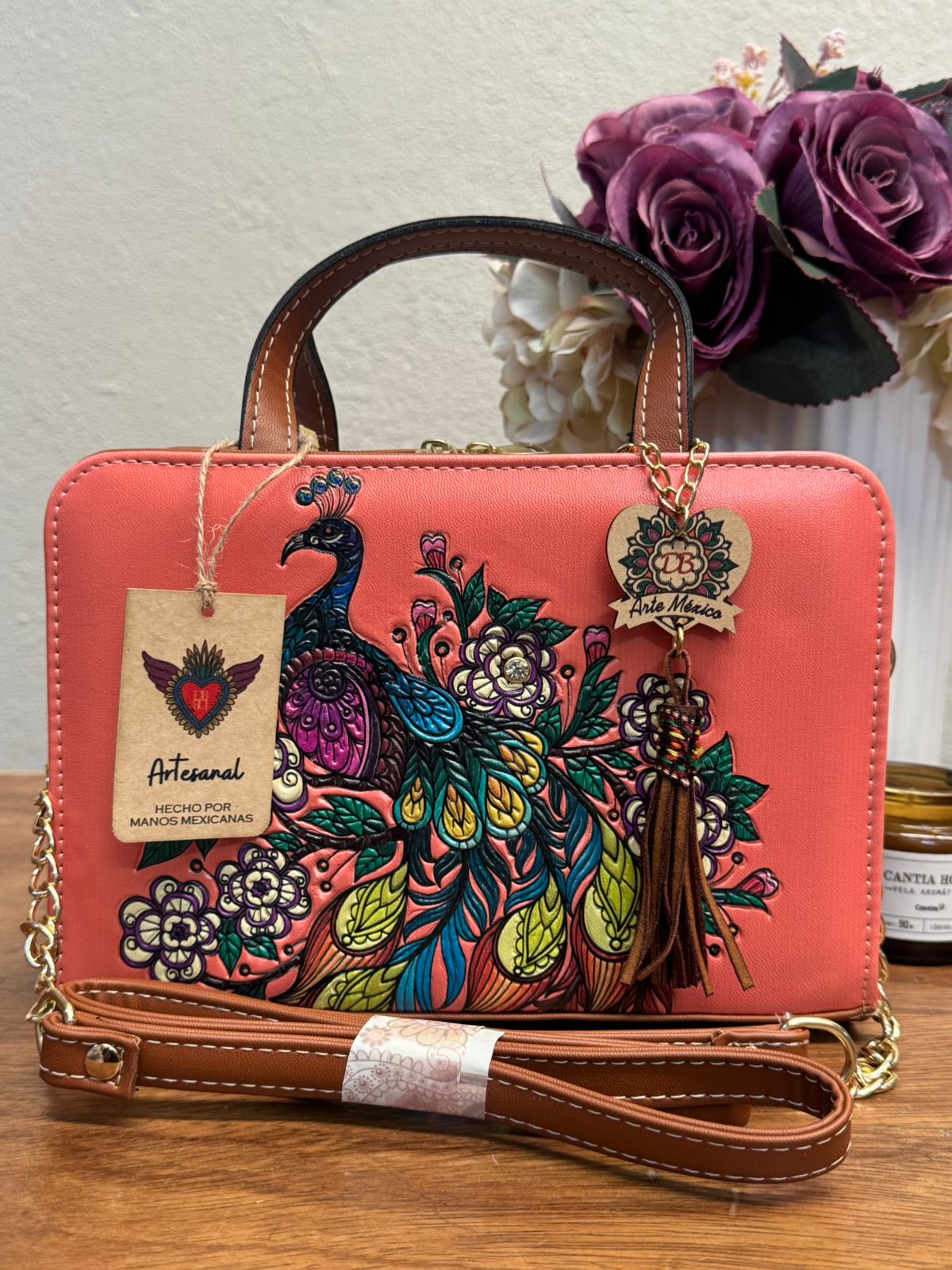 DB CROSSBODY PAVORREAL CORAL