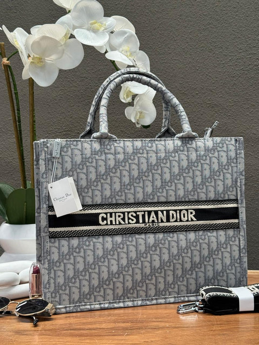 BOLSO TOTE CHRISTIAN DIOR HUESO/GRIS