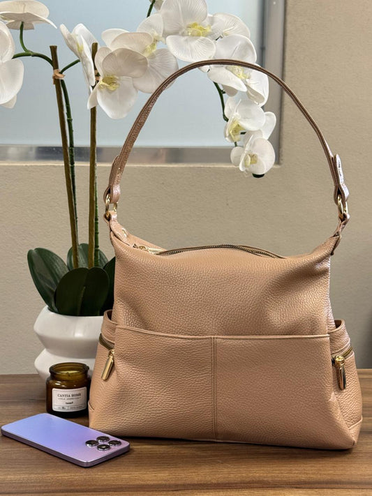 BOLSO 100% PIEL SUECIA MAQUILLAJE