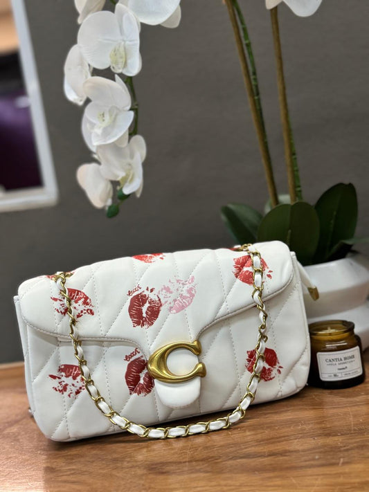 COACH TABBY SHOULDER BAG BLANCO