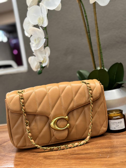 COACH TABBY SHOULDER BAG CAMEL
