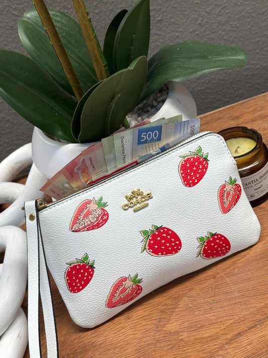 MUÑEQUERA CHOACH XL 2.0 BLANCO FRESAS