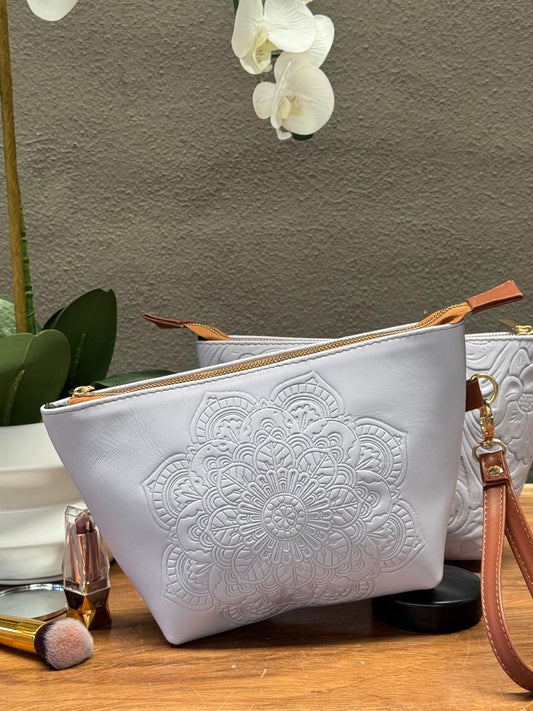 COSMETIQUERA PIEL GANESHA MANDALA LILA