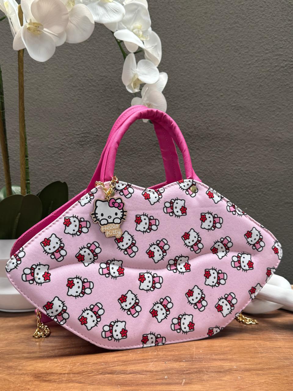 BOLSO BESO PERSONAJE HELLO KITTY ROSA