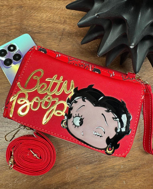 PORTACELULAR PERSONAJES BETTY BOOP ROJO