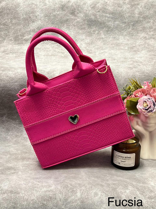 TOTE CLASICA MINI FUCSIA