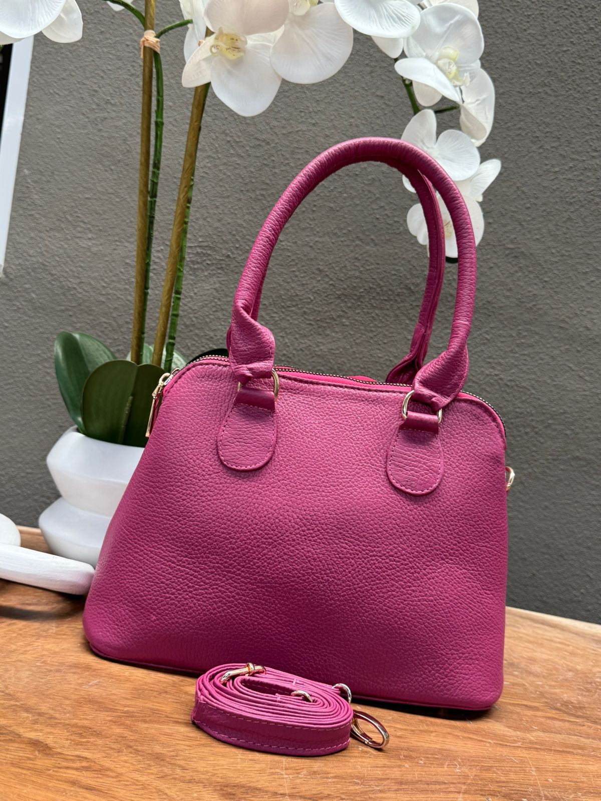BOLSO 100% PIEL FINLANDIA BUGAMBILIA