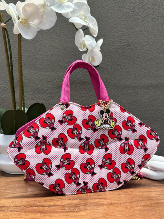 BOLSO BESO PERSONAJE MINIE MOUSE ROSA