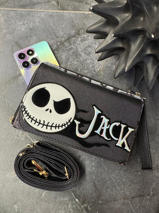 PORTACELULAR PERSONAJES JACK NEGRO/GRIS