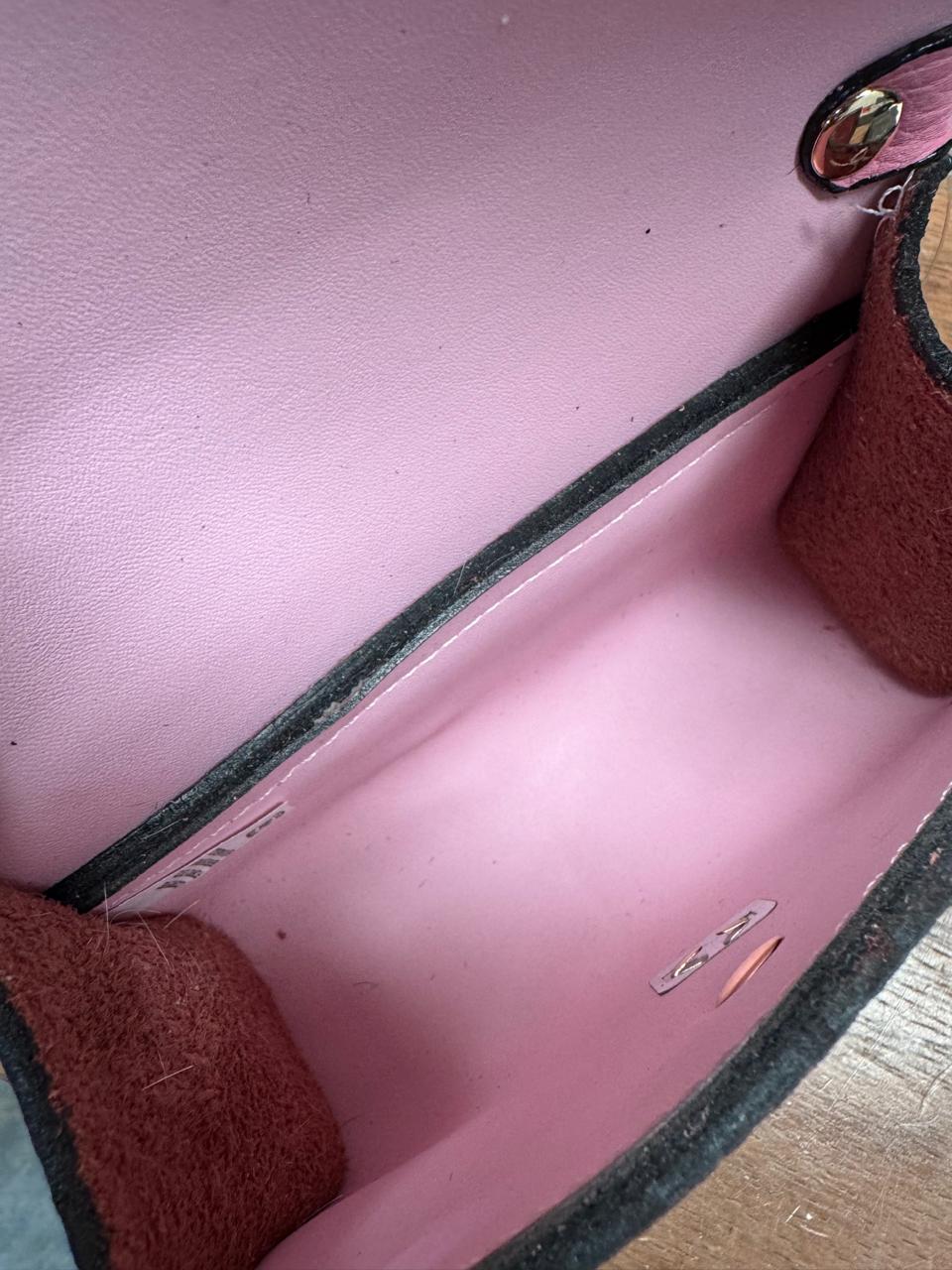 MINI BOLSO PELO VARIABLE PIEL ROSA