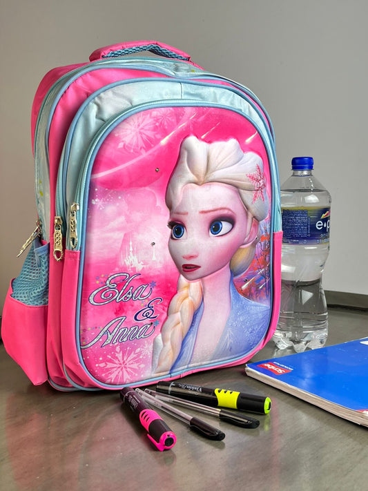 MOCHILA ESCOLAR PERSONAJES ELSA FIUSHA
