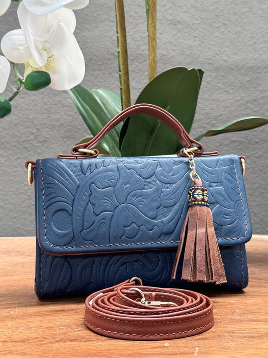 CROSSBODY DELIA 1 CHICA AZUL MARINO