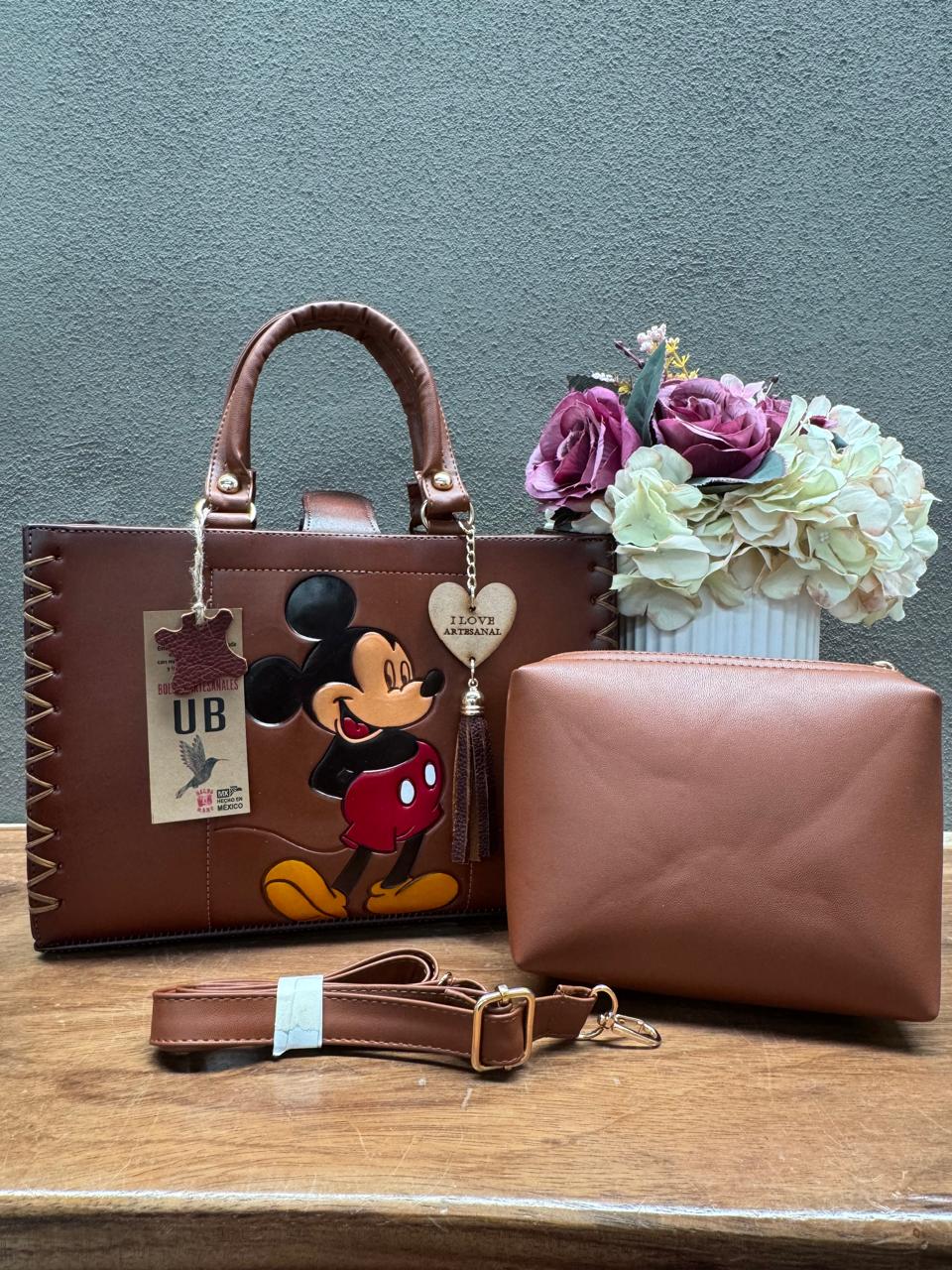 UB DUO ARTESANAL COMBO MED MICKEY MOUSE MARRON