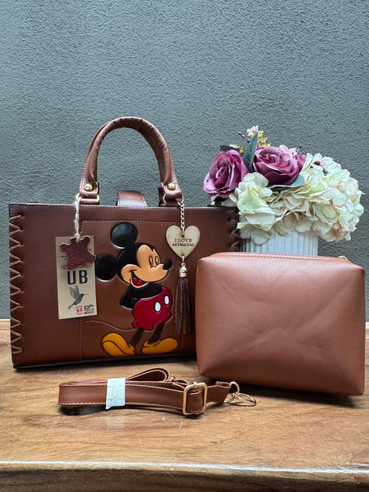 UB DUO ARTESANAL COMBO MED MICKEY MOUSE MARRON