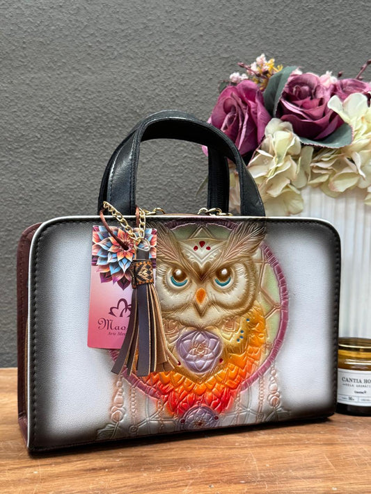 MAOMA CROSSBODY TABATA BUHO COLORES-HUESO