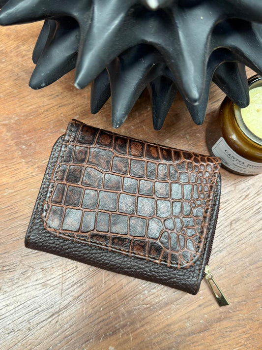 CARTERA PIEL KENYA EXOTICO CAFE