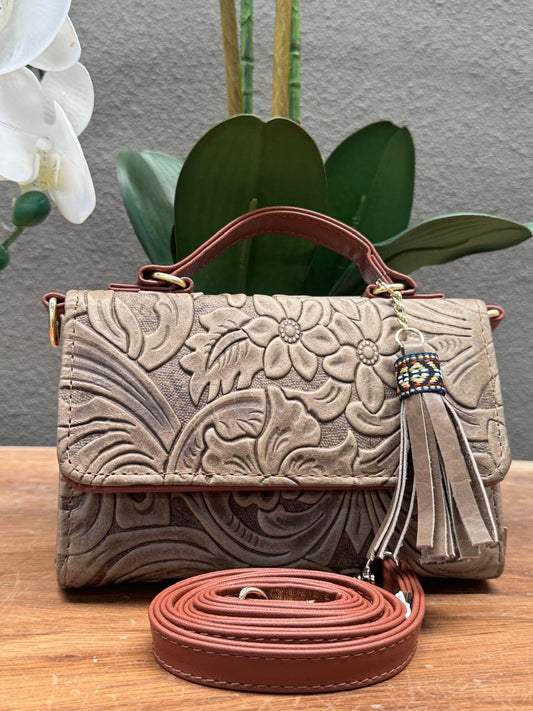 CROSSBODY DELIA 1 CHICA CAPUCHINO