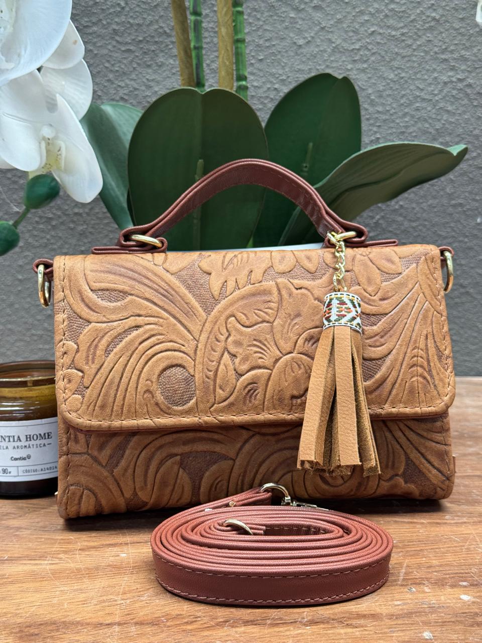 CROSSBODY DELIA 1 CHICA CAMEL